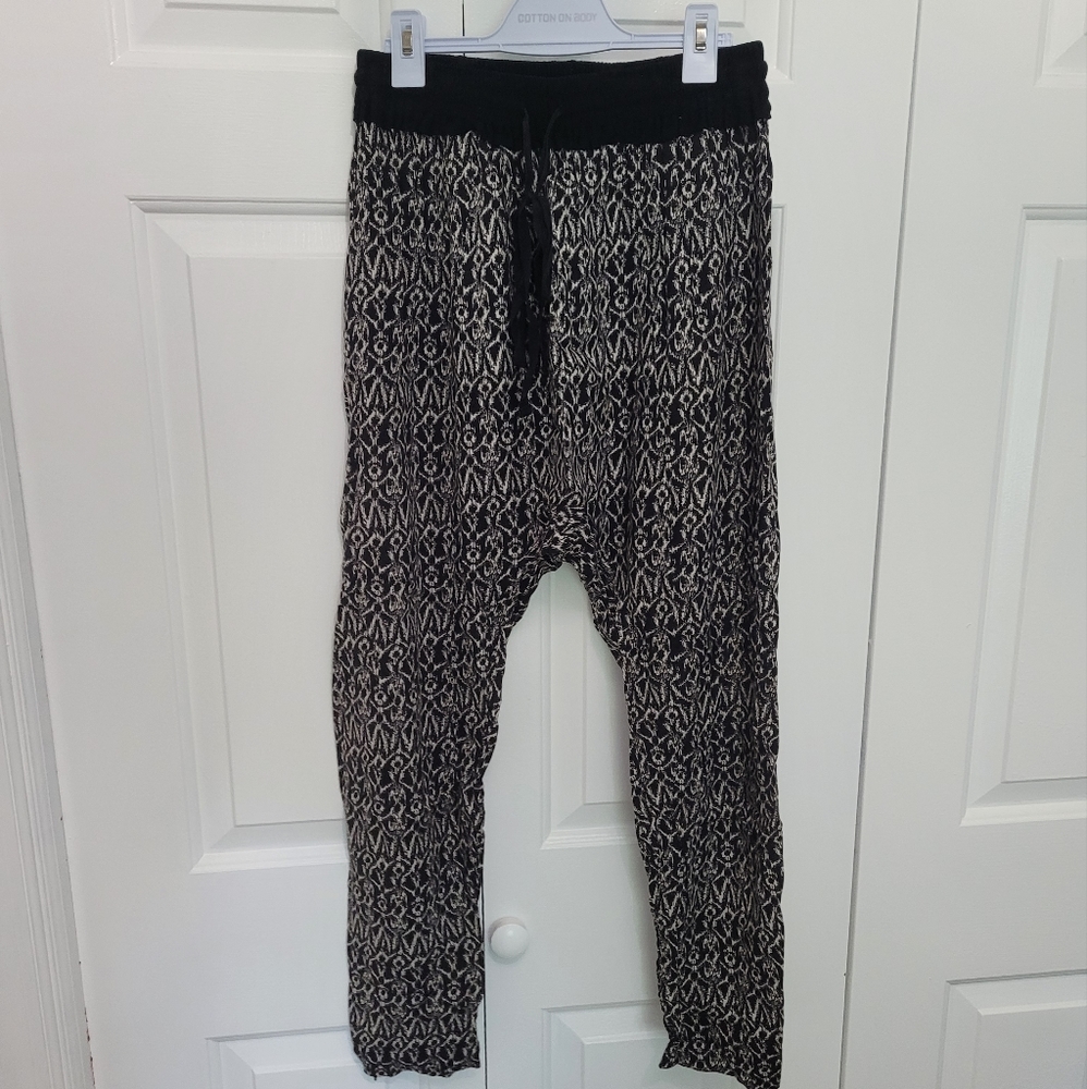 B&W Harem Pants